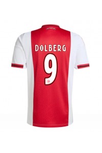 Ajax Kasper Dolberg #9 Voetbaltruitje Thuis tenue 2025-26 Korte Mouw